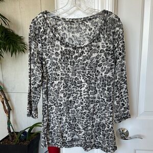Women’s sz L Style & Co. Macy’s 3/4 sleeve top